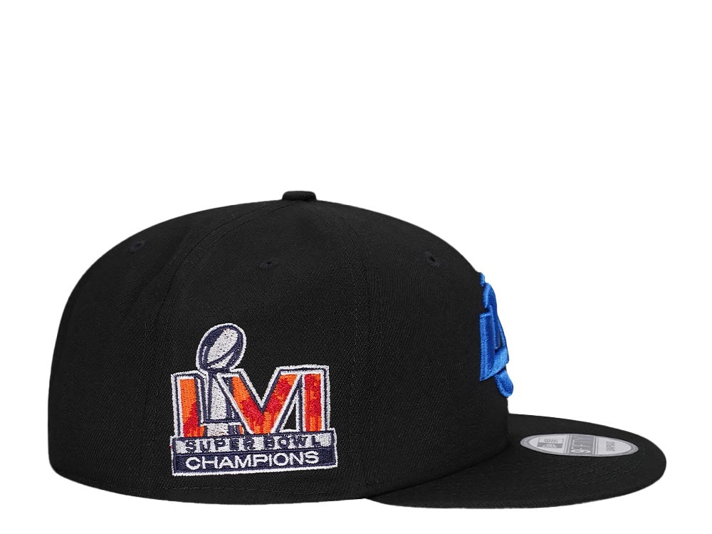 New Era Los Angeles Rams Super Bowl Champions Black Gray Edition 9Fifty Snapback Hat