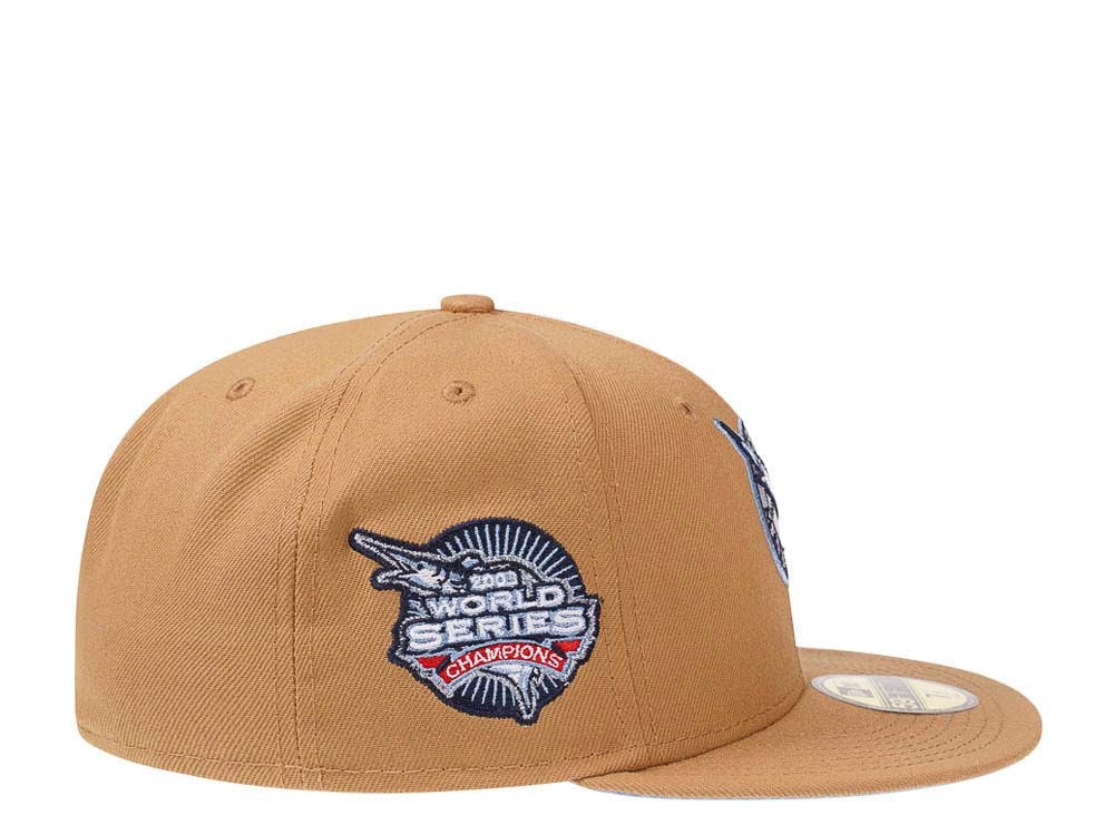New Era Florida Marlins World Series 2003 Frozen Wheat Edition 59Fifty Fitted Hat