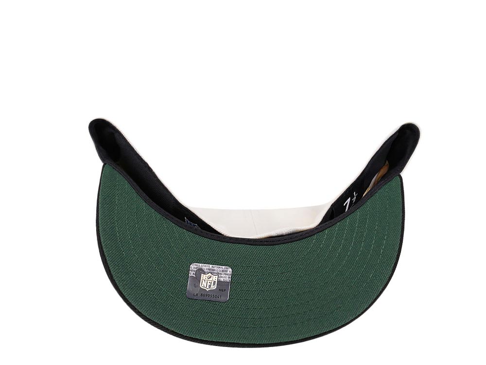 New Era Green Bay Packers 50th Anniversary Cream Dome Edition 59Fifty Fitted Hat