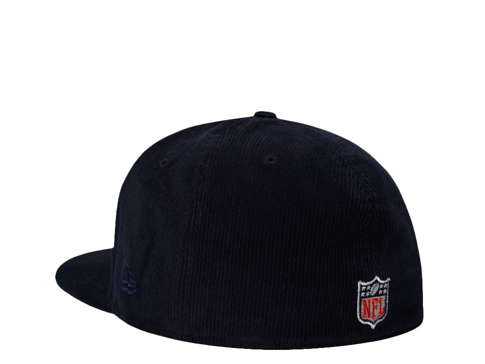 New Era Chicago Bears Corduroy Throwback Edition 59Fifty A Frame Fitted Hat