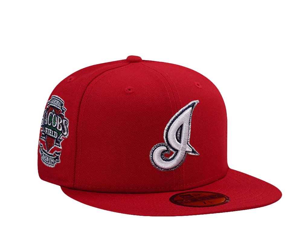 New Era Cleveland Indians Jacobs Field Scarlet Prime Edition 59Fifty Fitted Hat