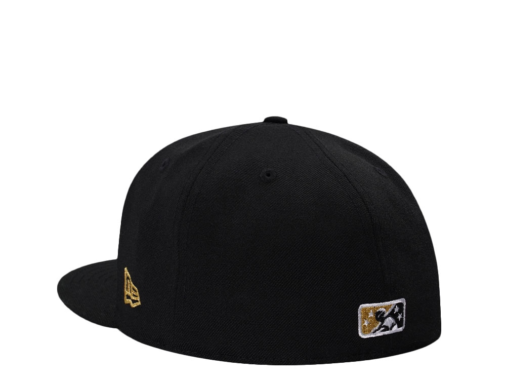 New Era Beaumont Golden Gators Black Wool Prime Edition  59Fifty Fitted Hat