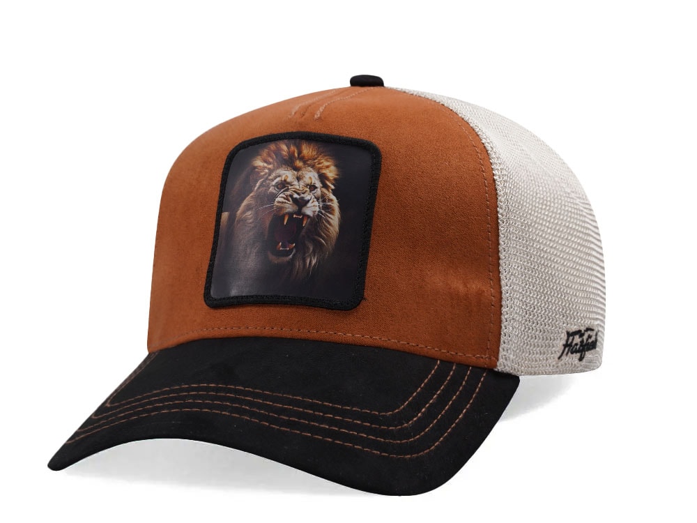 Hatfield Lion Brown Black Trucker Snapback Hat