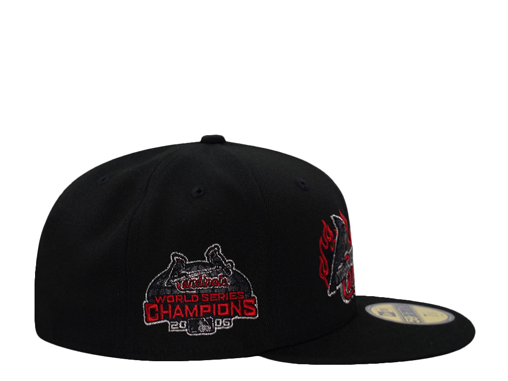 New Era St. Louis Cardinals World Series Champions 2006 Black Prime Edition 59Fifty Fitted Hat