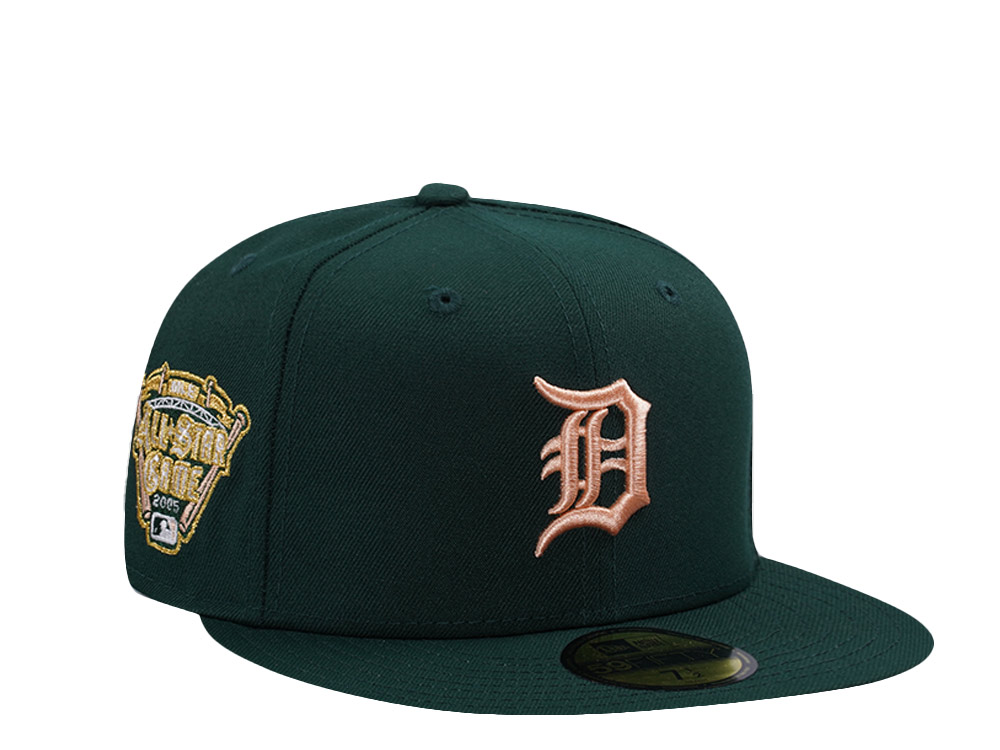 New Era Detroit Tigers All Star Game 2005 Dark Green Prime Edition 59Fifty Fitted Hat