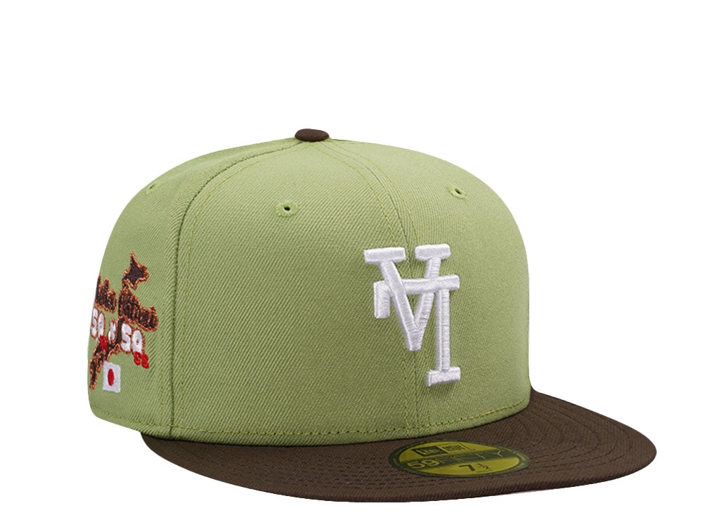 New Era Los Angeles Dodgers Ohtani Updisde Down Matcha Two Tone Edition 59Fifty Fitted Hat