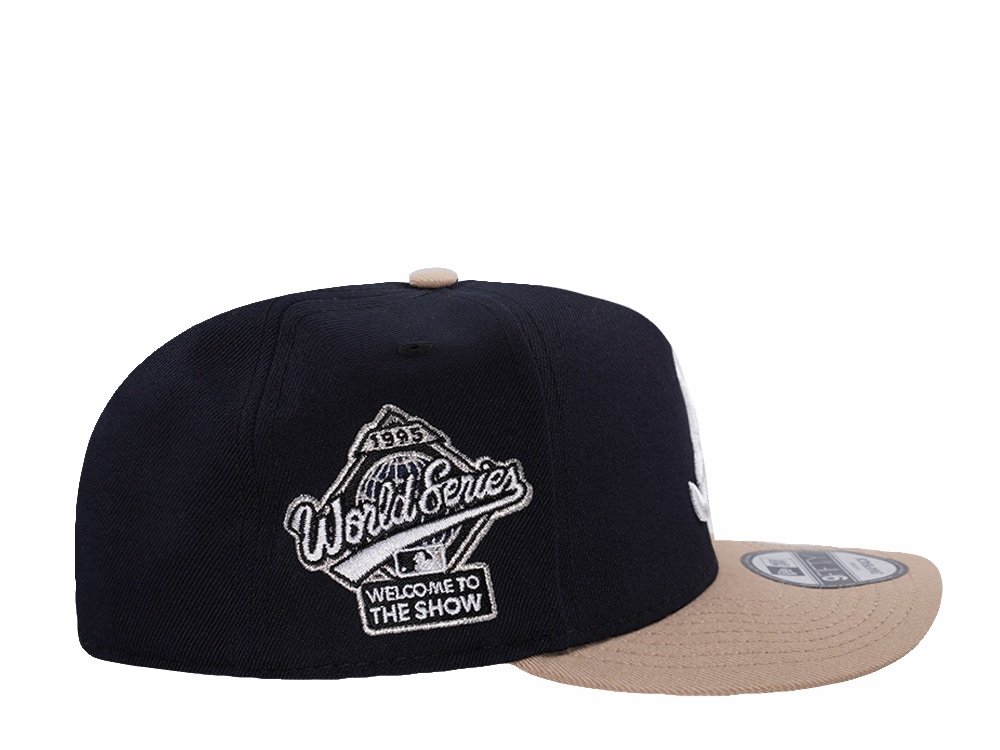 New Era Atlanta Braves World Series 2005 Navy Two Tone Edition 9Fifty A Frame Snapback Hat