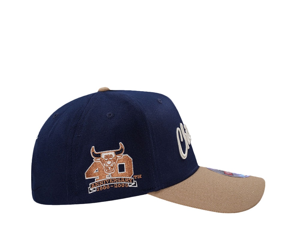 Mitchell & Ness Chicago Bulls Sand Storm Classic Red Stretch Snapback Hat
