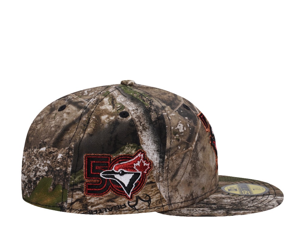 New Era Toronto Blue Jays 50th Anniversary Realtree APX Prime Edition 59Fifty Fitted Hat