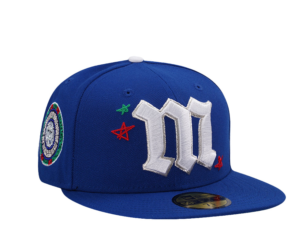 New Era Mexico Aztec Royal Blue Prime Edition 59Fifty Fitted Hat
