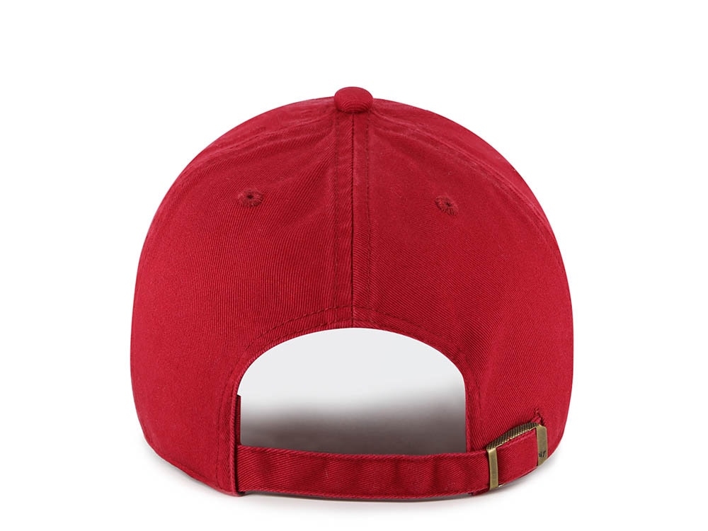 47 Brand Los Angeles Dodgers Red Edition Clean Up Strapback Hat
