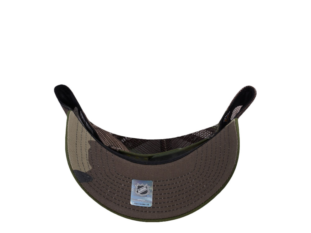 New Era Buffalo Sabres Rifle Camo Trucker Edition 9Forty A Frame Snapback Hat