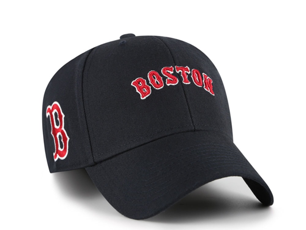 47 Brand Boston Red Sox Ballpark Script Navy Edition MVP Strapback