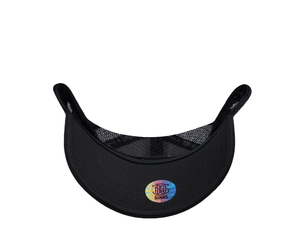 Djinns Do Nothing Club Wafflemelange Black Trucker Snapback Hat