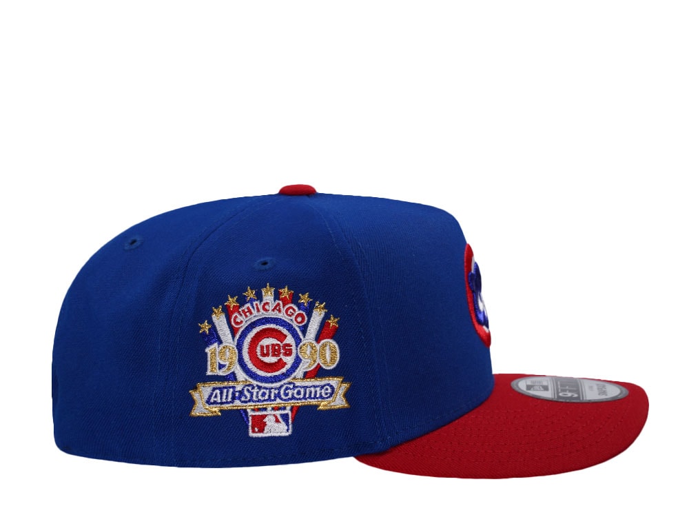 New Era Chicago Cubs All Star Game 1990 Two Tone Edition 9Fifty A Frame Snapback Hat