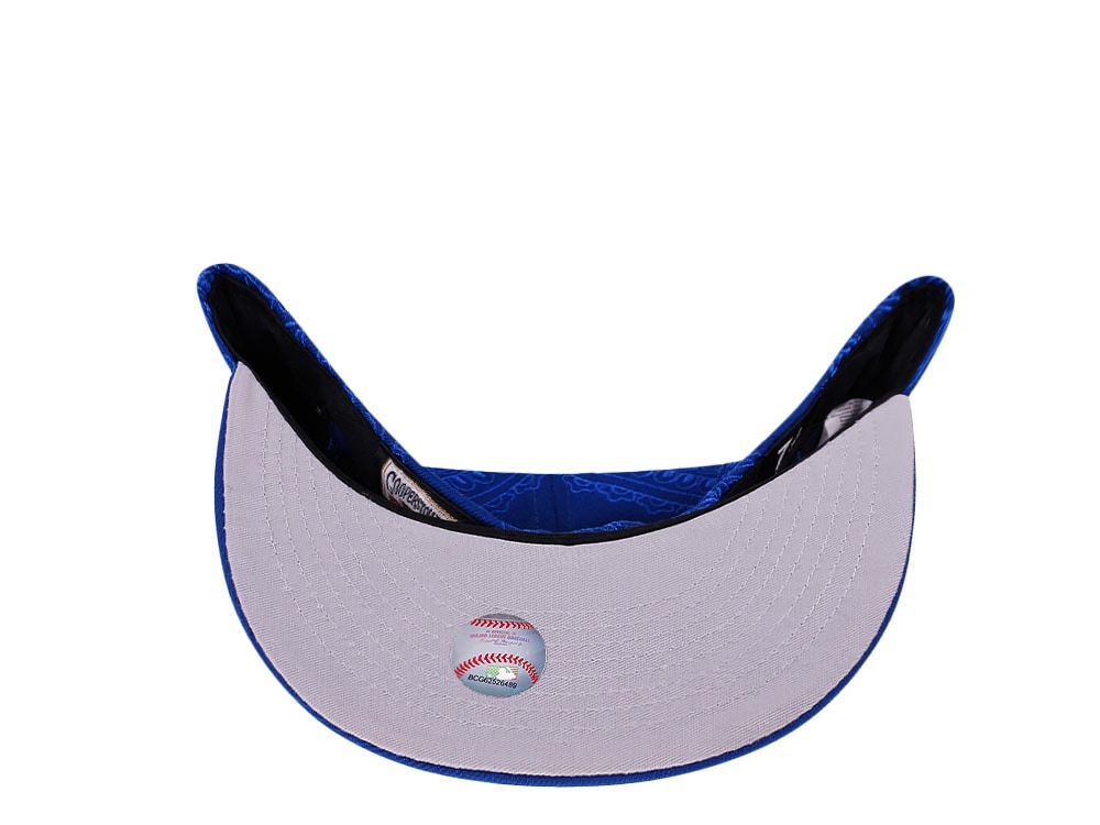 New Era New York Mets Blue MLB Swirl 59Fifty Fitted Hat