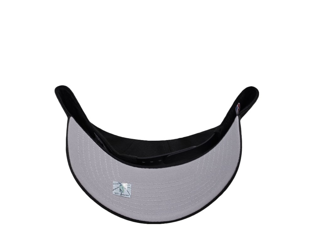 New Era Brooklyn Nets Script Black Prime Edition 9Forty A Frame Snapback Hat
