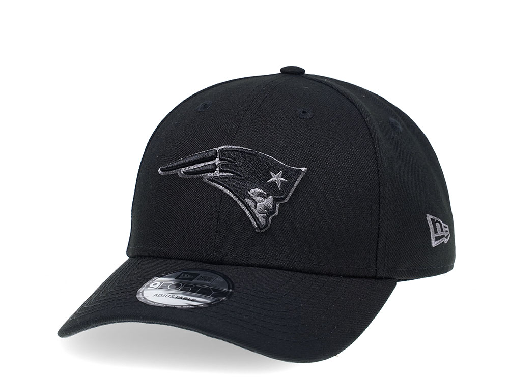 New Era New England Patriots Curved Grey Edition 9Forty Strapback Hat