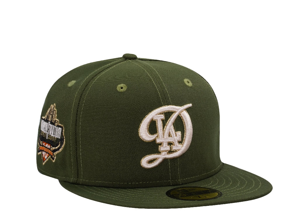 New Era Los Angeles Dodgers Stadium 40th Anniversary Olive Prime Edition 59Fifty Fitted Hat