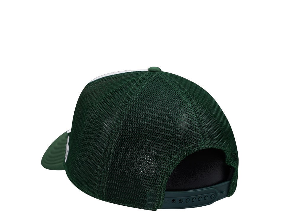 47Brand Oakland Athletics BCPTN World Series Dark Green Foam Champ Offside Trucker Snapback Hat