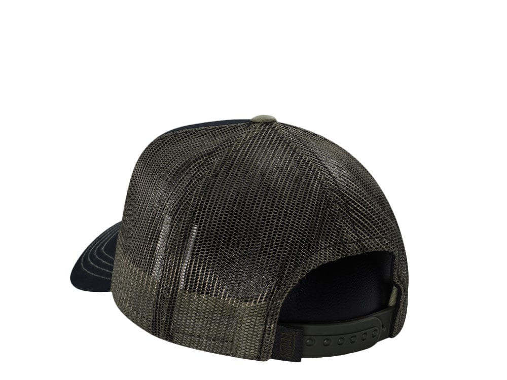 Von Dutch Oval Patch Dark Green Edition Trucker Snapback Hat