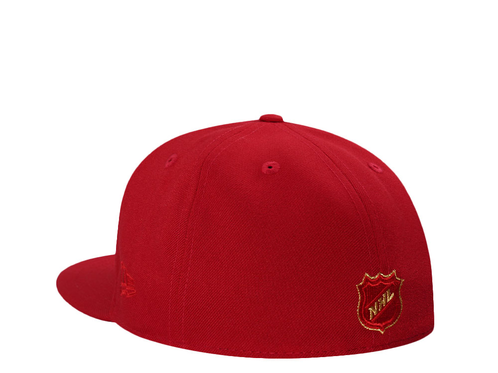 New Era New Jersey Devils 40th Anniversary Scarlet Red Edition 59Fifty Fitted Hat