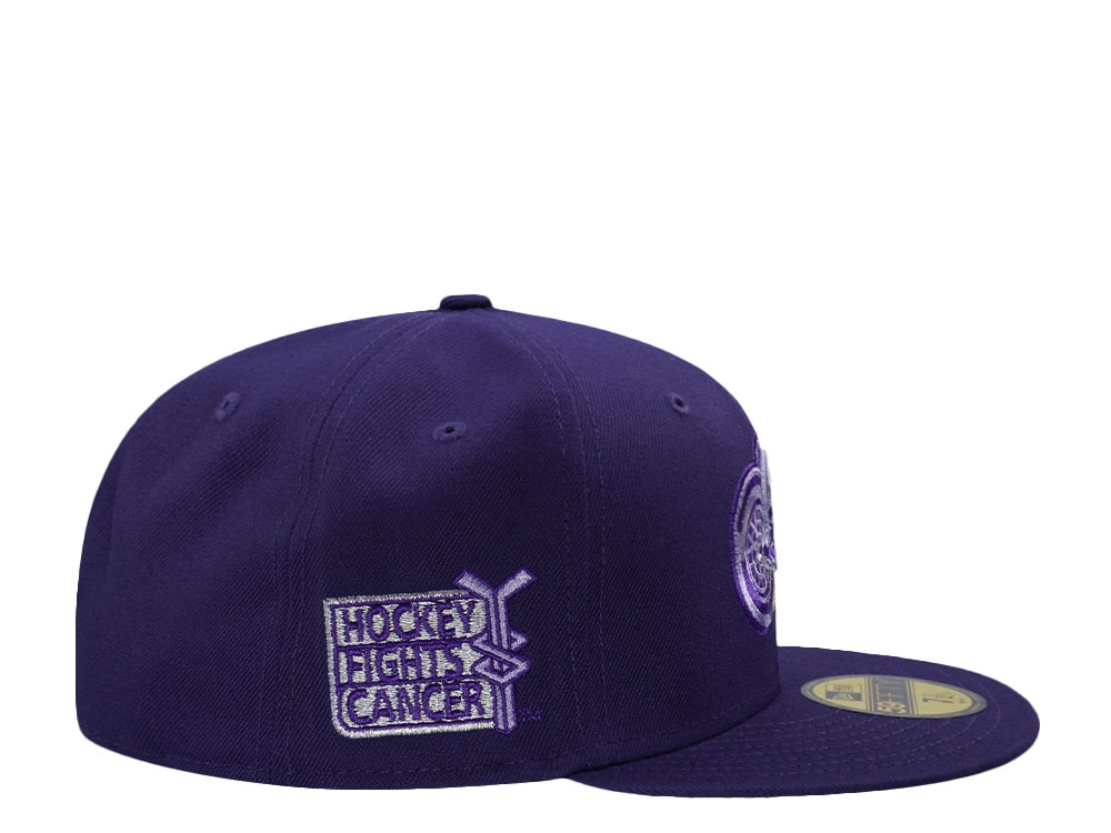 New Era Detroit Red Wings Hockey Fights Cancer Edition 59Fifty Fitted Hat