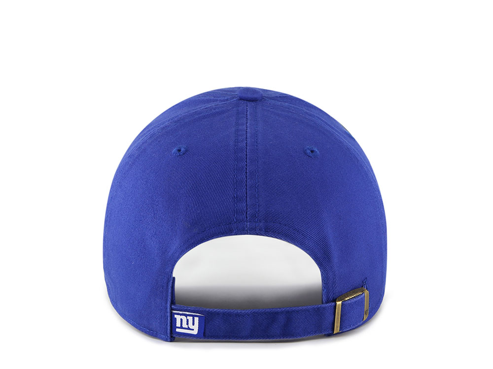 47Brand New York Giants Royal Blue Classic Edition Clean Up Strapback Hat