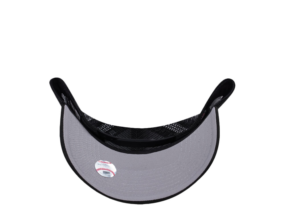 New Era New York Yankees Cupids Black Prime Edition 9Forty A Frame Trucker Snapback Hat