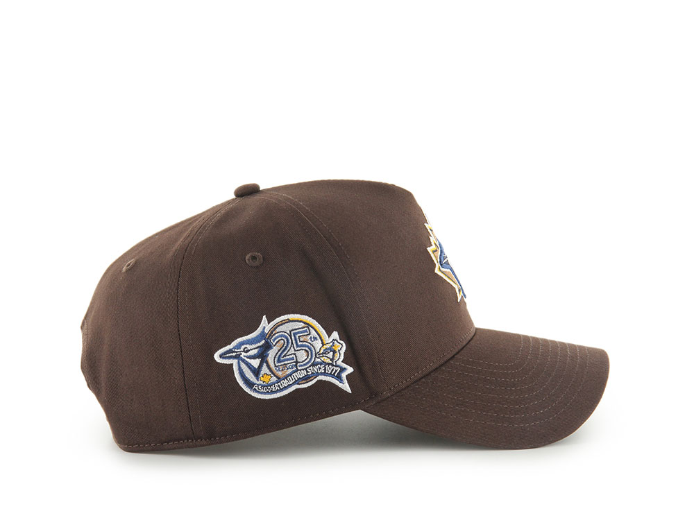 47Brand Toronto Blue Jays Cooperstown Brown Edition MVP Snapback Hat