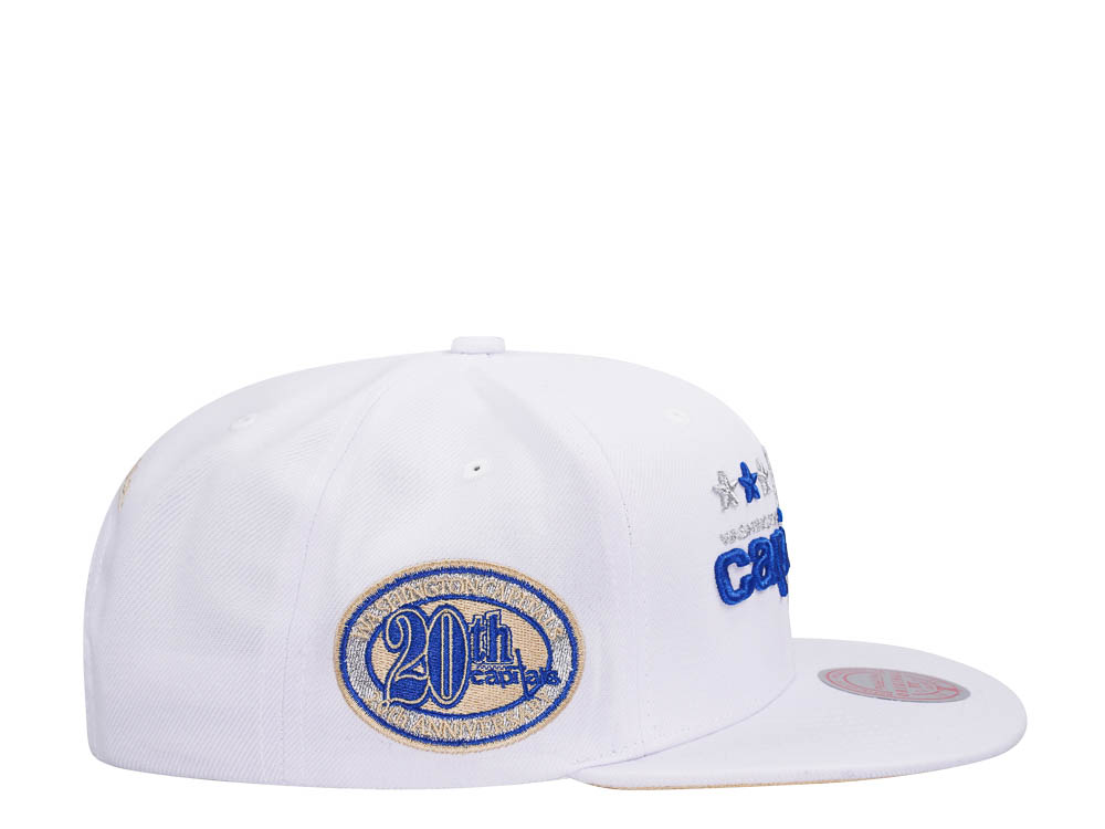 Mitchell & Ness Washington Capitals 20th Anniversary Winter White Snapback Hat