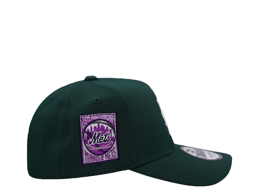 New Era New York Mets 25th Anniversary Dark Green Prime Edition 9Forty A Frame Snapback Hat