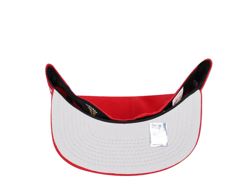 Mitchell & Ness Detroit Red Wings 50th Anniversary Vintage Edition Dynasty Fitted Hat