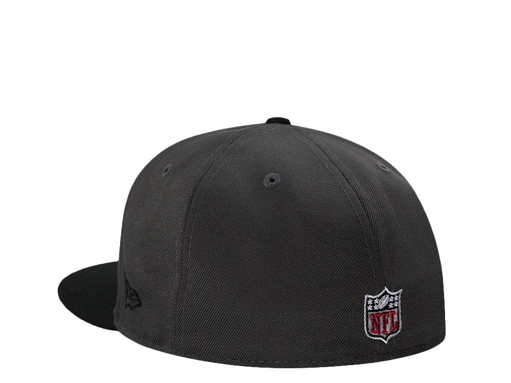 New Era Tampa Bay Buccaneers 40 Seasons Metallic Graphite Two Tone Edition 59Fifty Fitted Hat