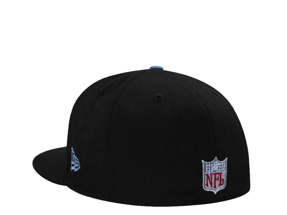 New Era Houston Oilers 75th Anniversary Black Prime Edition 59Fifty Fitted Hat