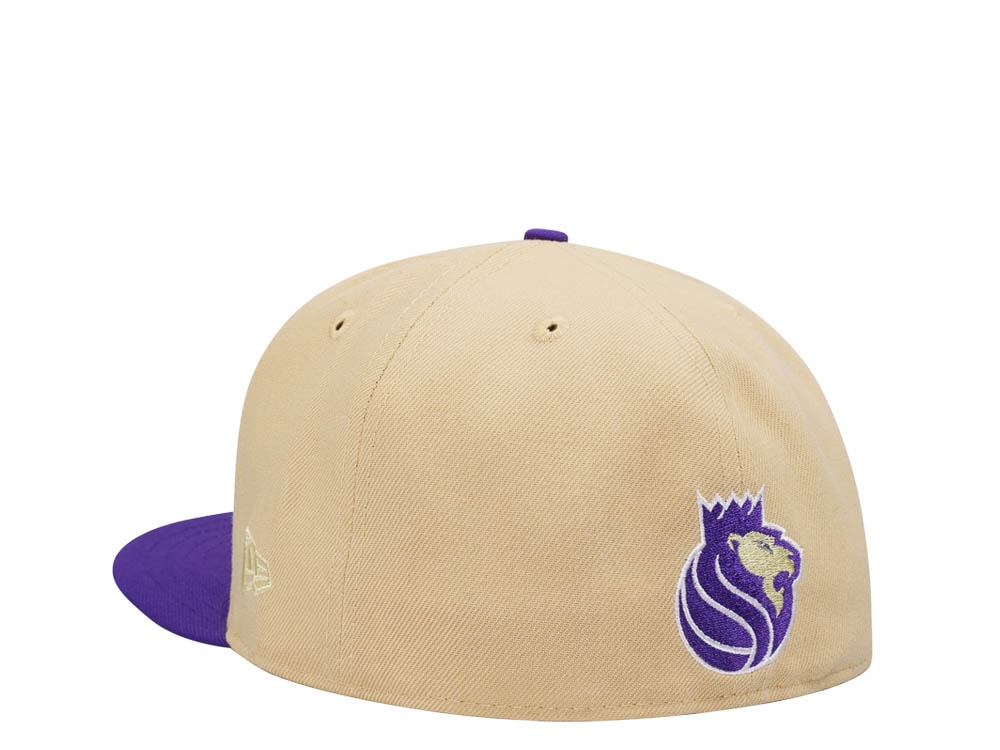 New Era Sacramento Kings Vegas Gold Classic Two Tone Edition 59Fifty Fitted Hat