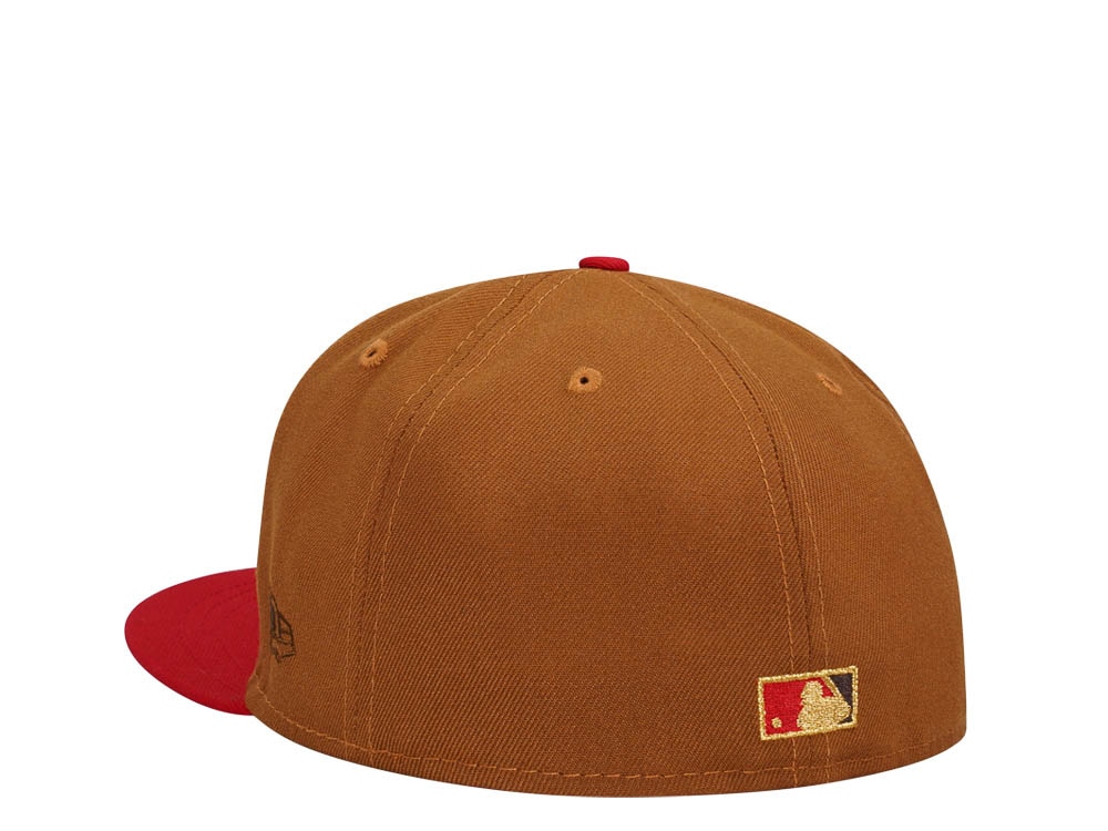 New Era Chicago Cubs All Star Game 1990 Prime Gold Two Tone Throwback Edition 59Fifty Fitted Hat