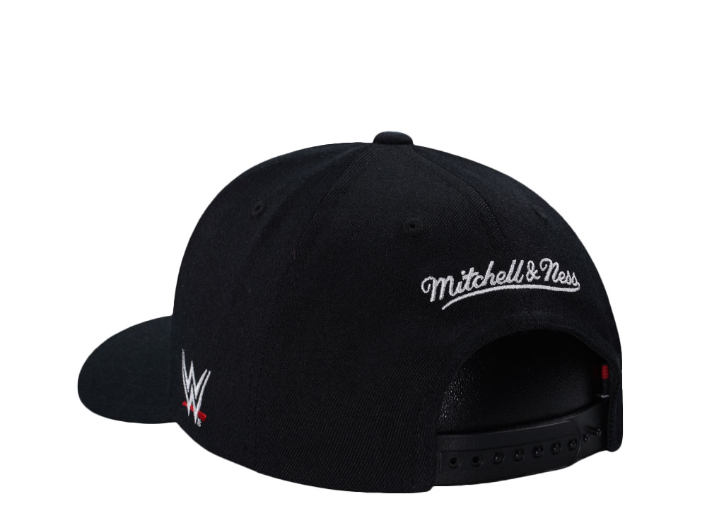 Mitchell & Ness Wrestlemania WWE Bret Hitman Hart Classic Red Stretch Snapback Hat