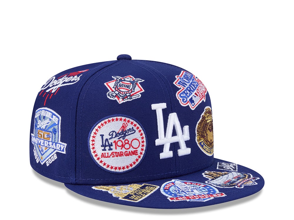 New Era Los Angeles Dodgers All Over Blue Edition 59Fifty Fitted Hat