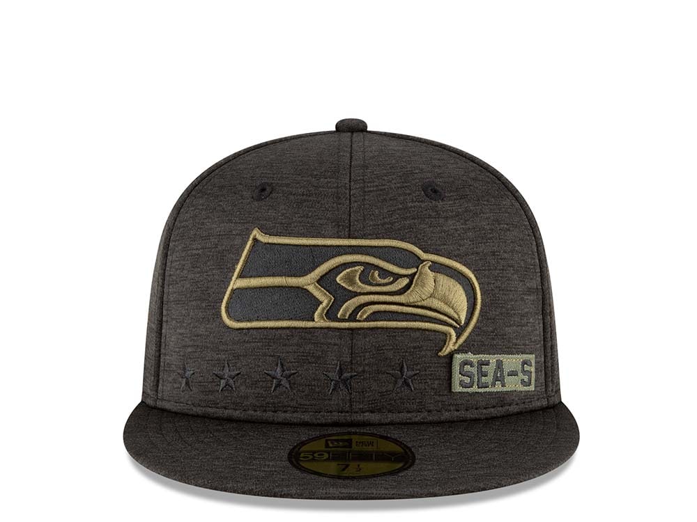 New Era Seattle Seahawks Salute to Service 2020 Fitted 59Fifty Hat
