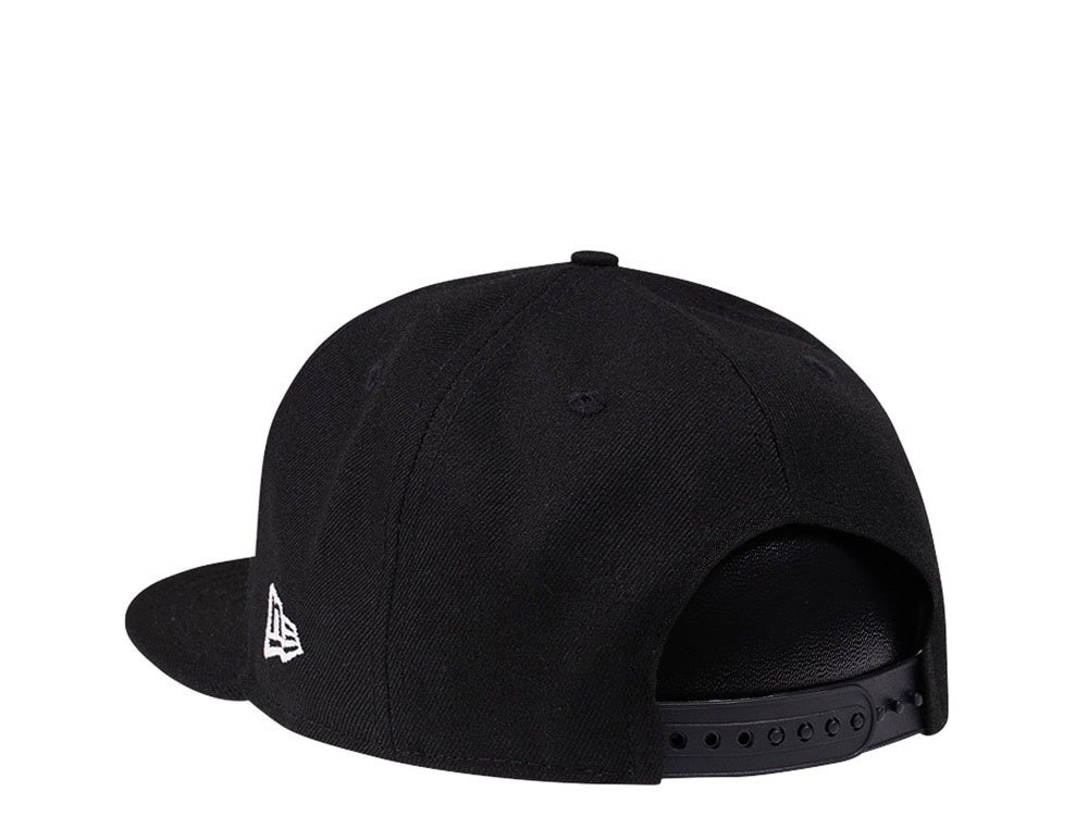 New Era Seattle Seahawks Black & White Snapback 9Fifty Hat