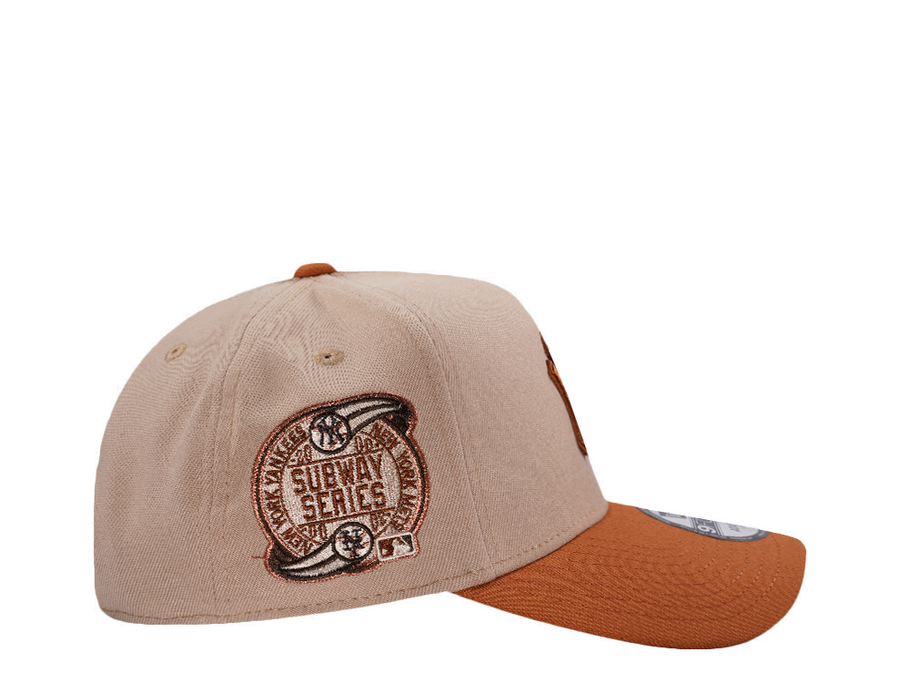 New Era New York Yankees World Series 2000 Pumpkin Spice Edition 9Forty A Frame Snapback Hat