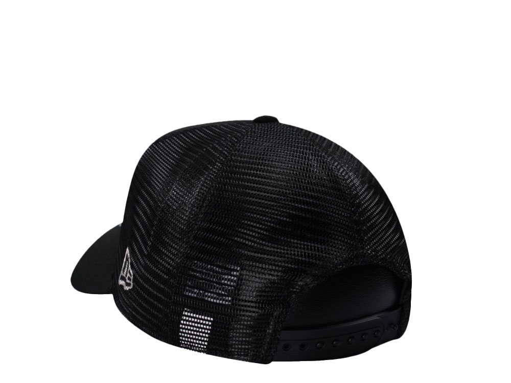 New Era New York Yankees Cupids Black Prime Edition 9Forty A Frame Trucker Snapback Hat