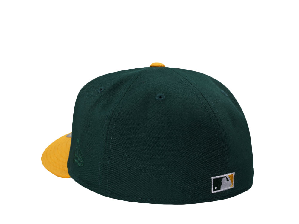 New Era Oakland Athletics World Series 1989 Green Two Tone Edition 59Fifty Pre Curved Fitted Hat