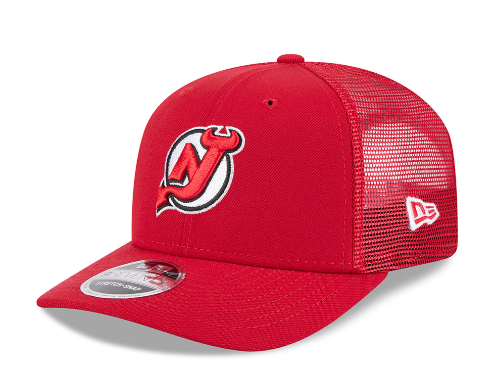 New Era New Jersey Devils Red Edition 9Seventy Trucker Snapback Hat