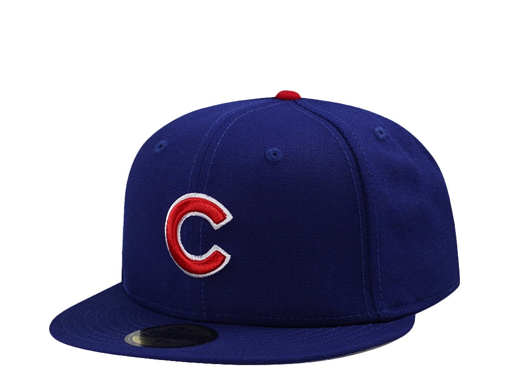 New Era Chicago Cubs Wool Authentic On-Field Blue Prime Edition 59Fifty Fitted Hat