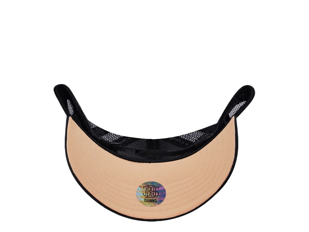 Djinns HFT Do Nothing Club Sloth Black Trucker Snapback Hat