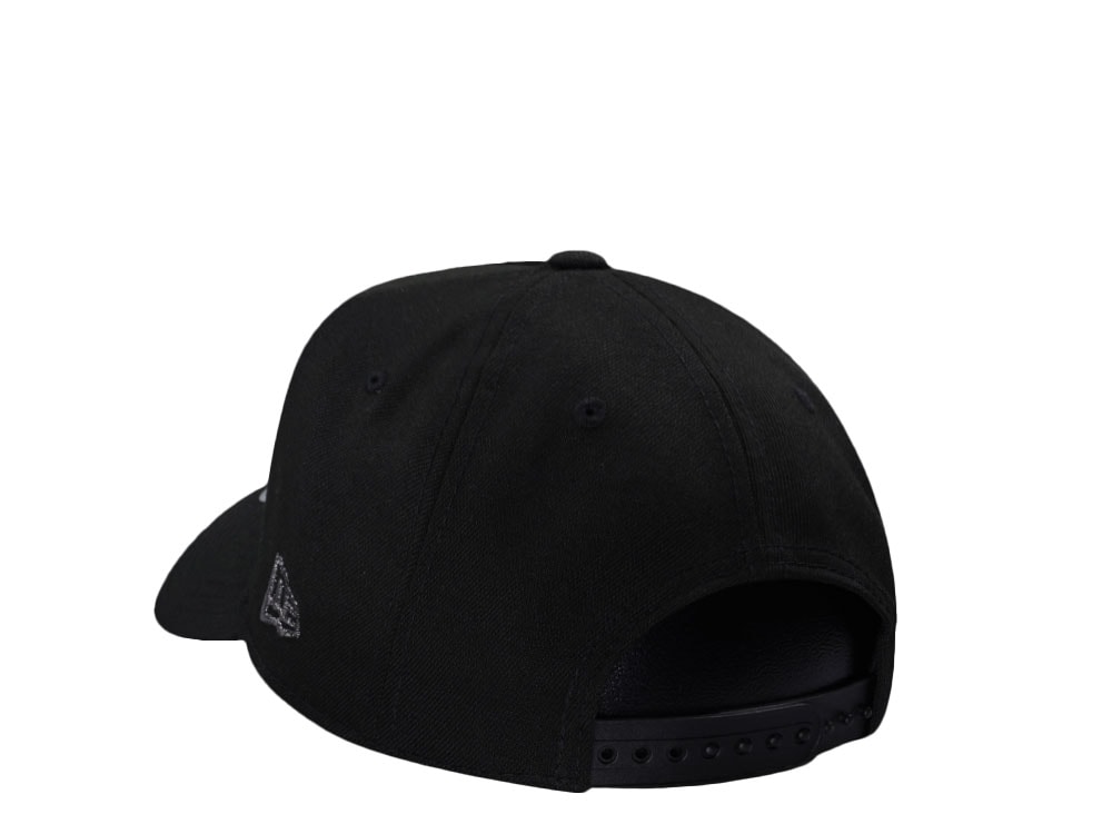 New Era Seattle Kraken Fear the Deep Metallic Black Prime Edition 9Forty A Frame Snapback Hat