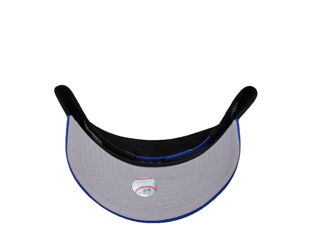 New Era New York Mets 60th Anniversary  Black Two Tone Edition 9Forty A Frame Snapback Hat