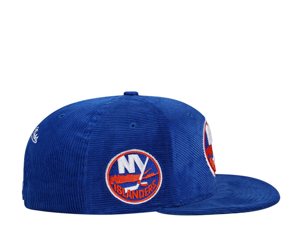 Mitchell & Ness New York Islanders Blue Cord Throwback Snapback Hat